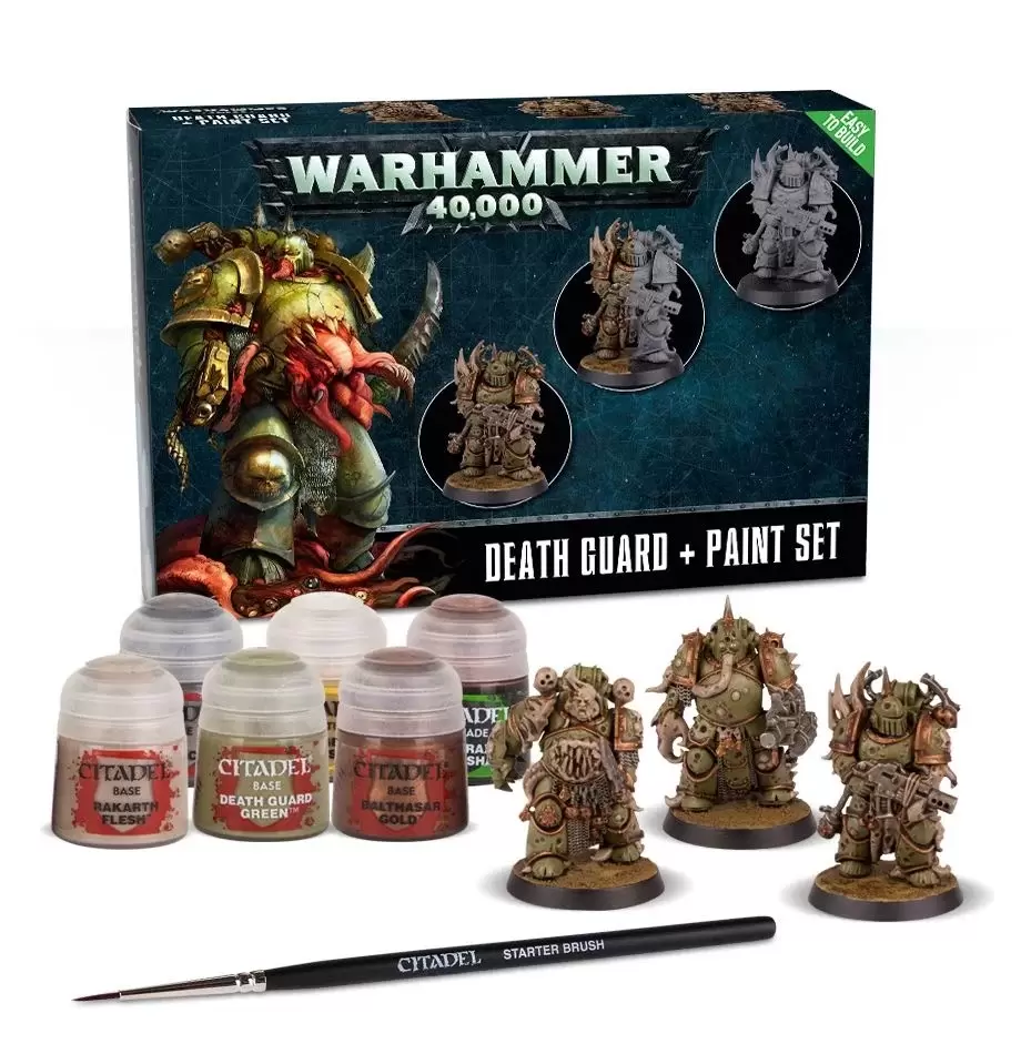 Warhammer: Гвардия Смерти Чумные Десантники + Набор красок / Death Guard +  Paint Set (арт. 60-27-60), цена | Минск > igromaster.by