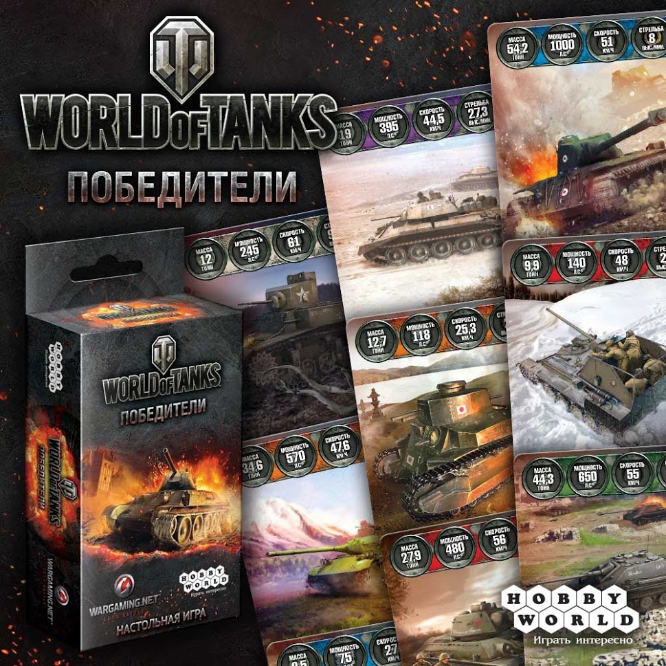 Настольная игра World of Tanks: Победители, цена | Минск > igromaster.by