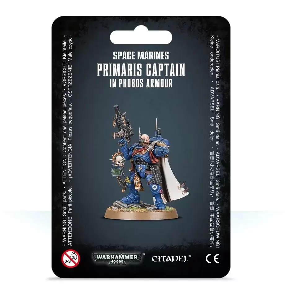 Warhammer: Космический Десант Капитан Примарис в Броне Фобос / Space Marine  Primaris Captain in Phobos Armour (арт. 48-68), цена | Минск > igromaster.by