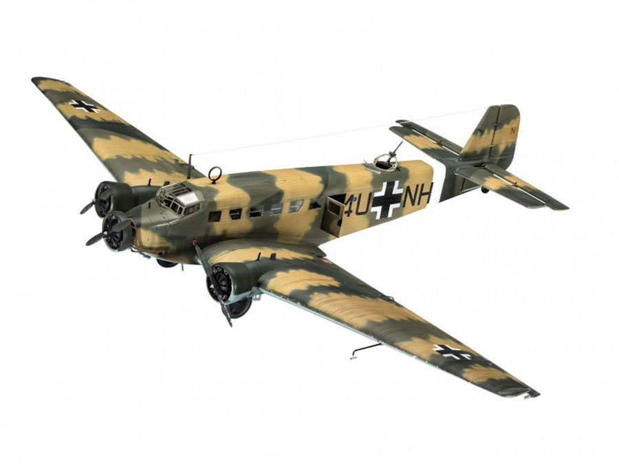 Немецкий самолет Junkers Ju52/3m 1:48 (арт. 03918) Сборная модель