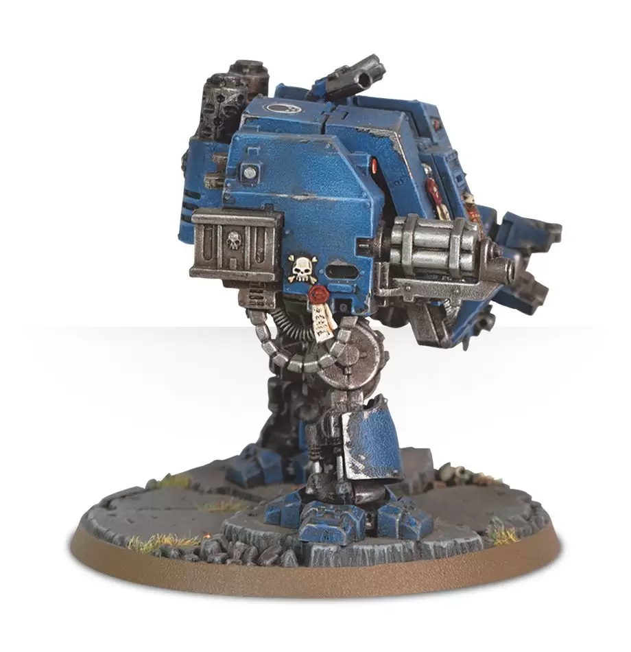 Коллекционная фигура Дредноут Ультрамаринов Warhammer 40K Ultramarines Venerable Dreadnought 1/18