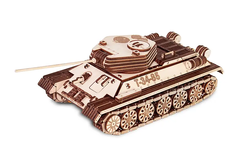Для изготовления бумажной модели танка Т-34-85 нам понадобится: