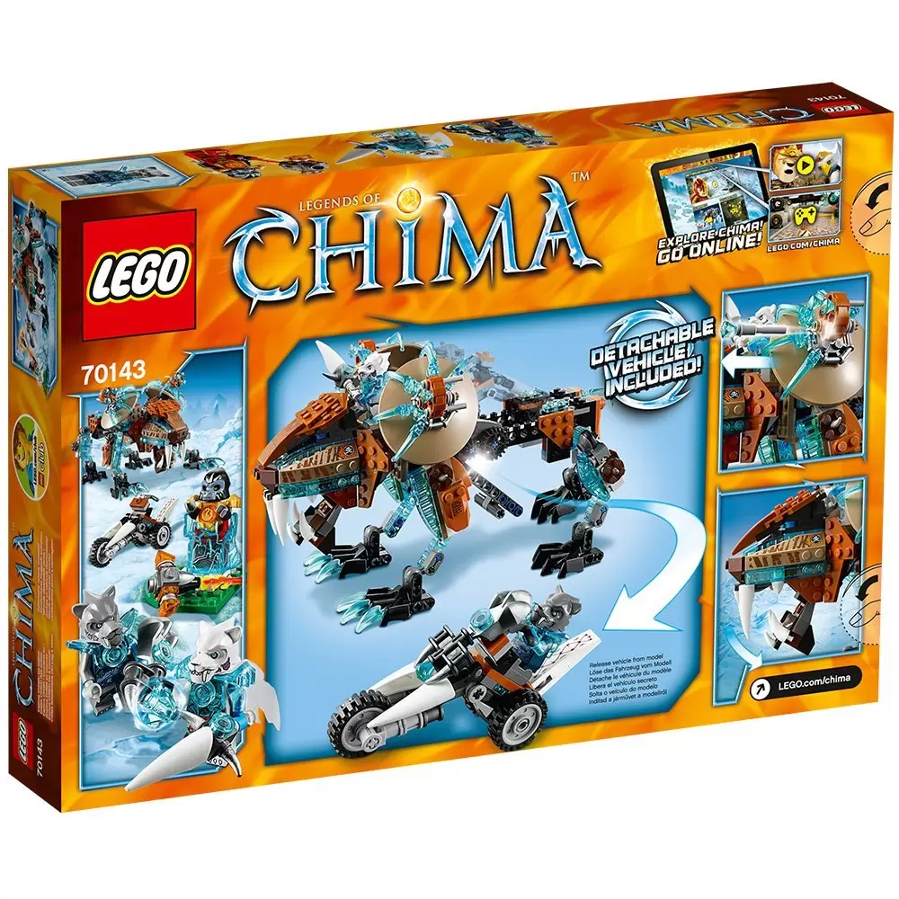 Конструктор Lego Chima Саблезубый шагающий робот Сэра Фангара – цена в  Минске | IgroMaster.by