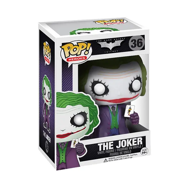 Funko POP! DC: Джокер (Тёмный Рыцарь) 36 Коллекционная фигурка