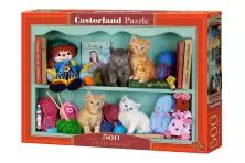 Полки для котят. Пазл Castorland 500 элементов