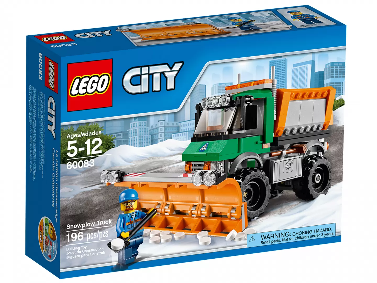 Конструктор Lego City Снегоуборочный грузовик – цена в Минске |  IgroMaster.by