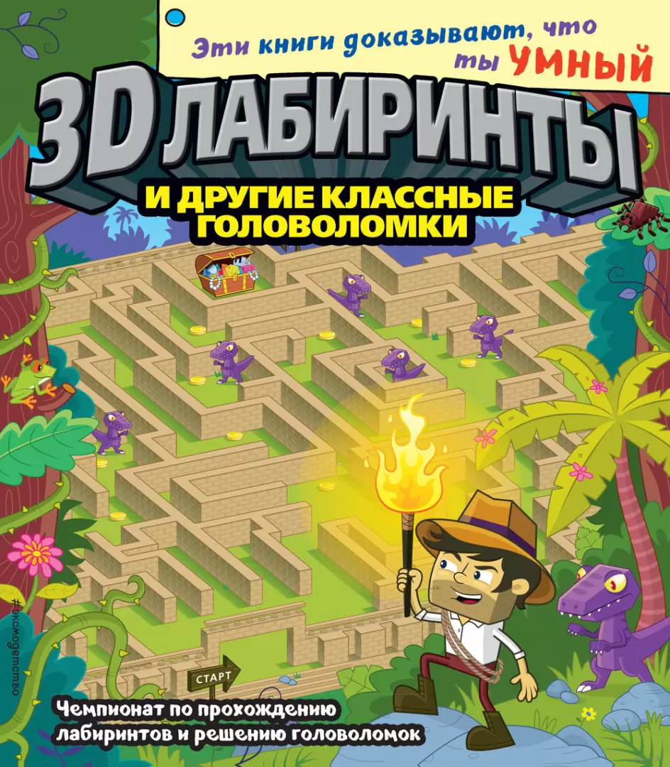 Книга 3D-лабиринты и другие классные головоломки купить по выгодной цене в  Минске, доставка почтой по Беларуси