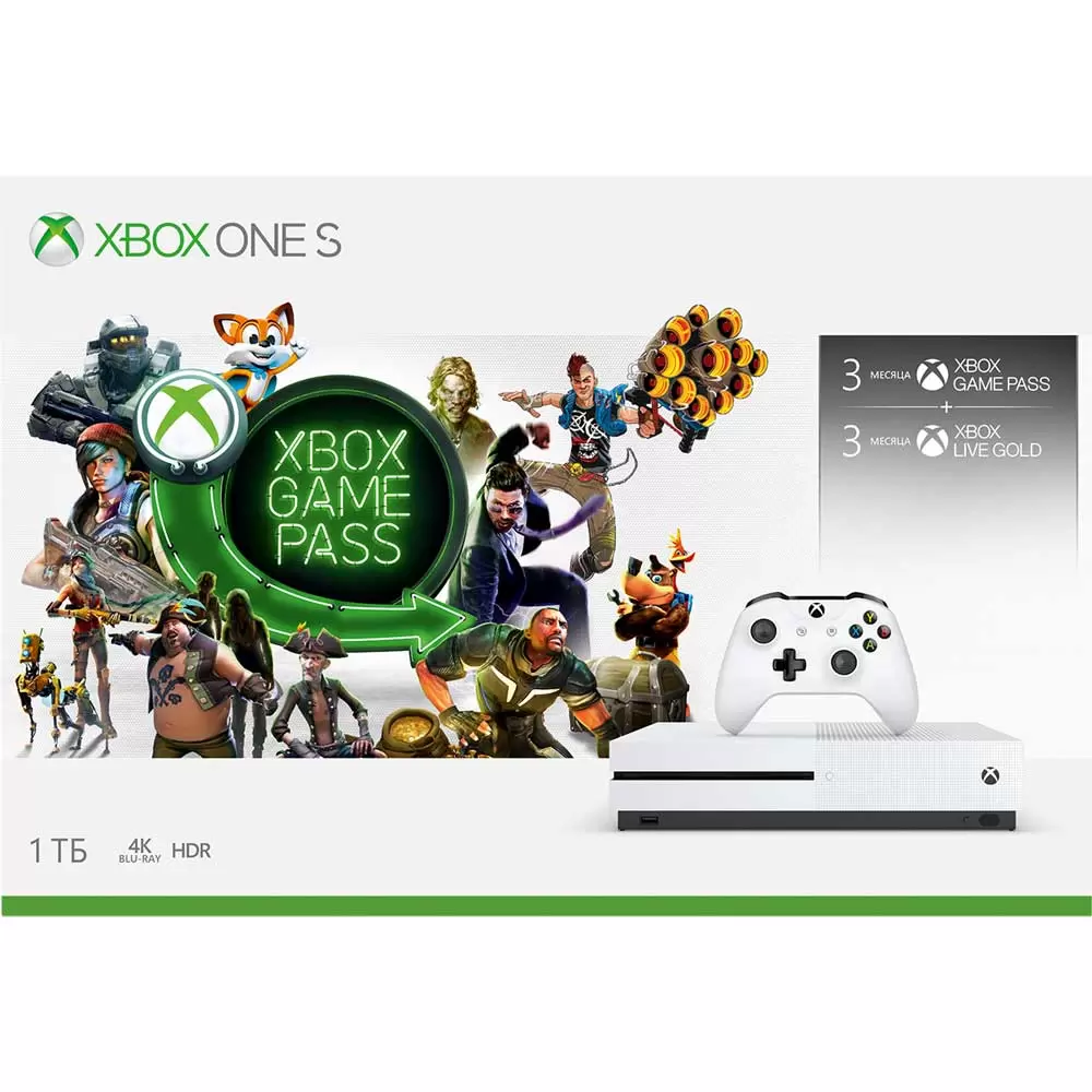 Игровая консоль Xbox One S Начальный комплект/ 234-00357, купить в Минске  по выгодной цене