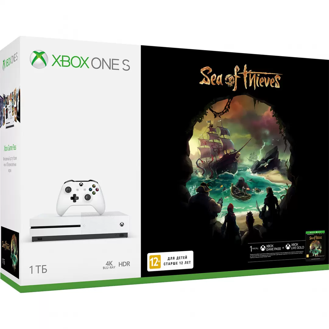 Игровая консоль Xbox One S и Sea of Thieves (1 ТБ) / 234-00334, купить в  Минске по выгодной цене