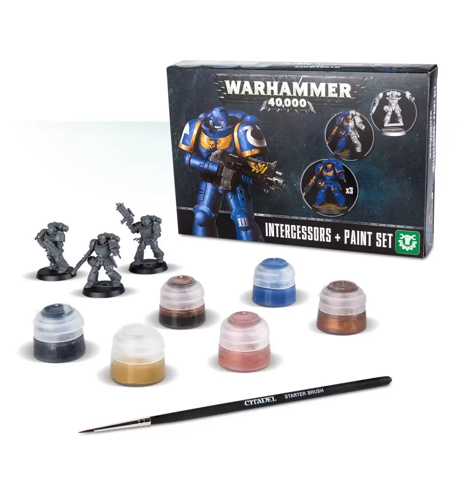 Warhammer: Космический Десант Заступники + Набор красок / Intercessors +  Paint Set (арт. 60-11-60), цена | Минск > igromaster.by