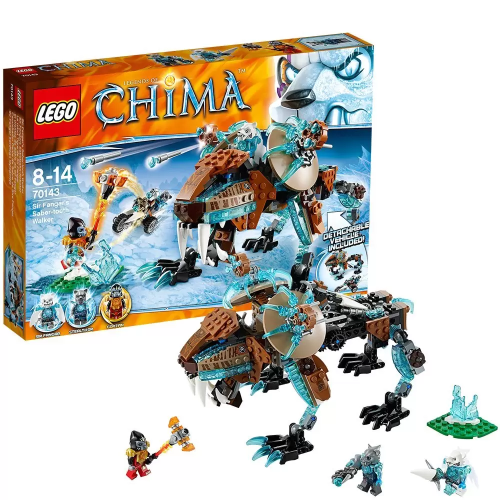 Конструктор Lego Chima Саблезубый шагающий робот Сэра Фангара – цена в  Минске | IgroMaster.by