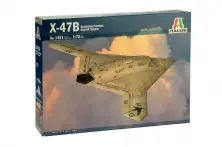Боевой беспилотный летательный аппарат X-47B 1:72 (арт. 1421) Сборная модель Italeri