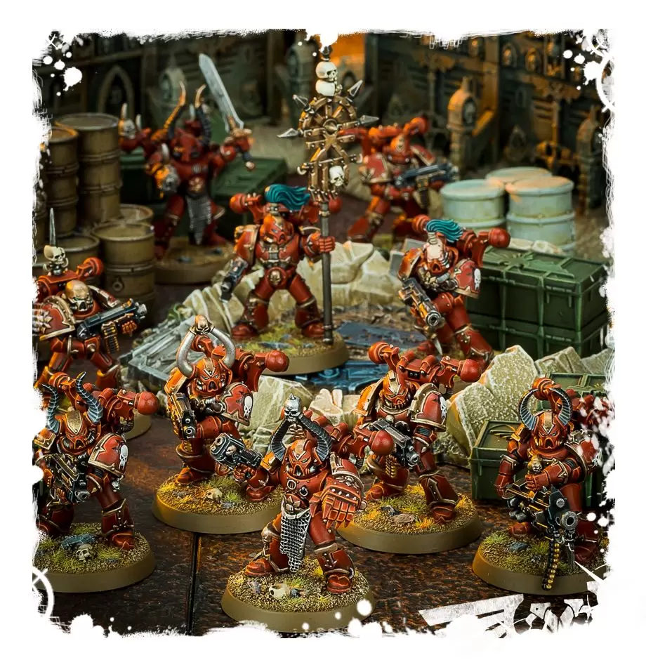 Warhammer: Космический Десант Хаоса / Chaos Space Marines Squad (арт.  43-06), цена | Минск > igromaster.by