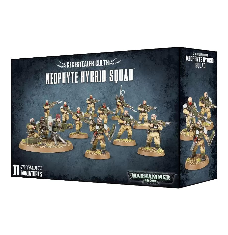 Warhammer: Культы Генокрадов Отряд Неофитов Гибридов / Genestealers Cults  Neophyte Hybrid Squad (арт. 51-57), цена | Минск > igromaster.by