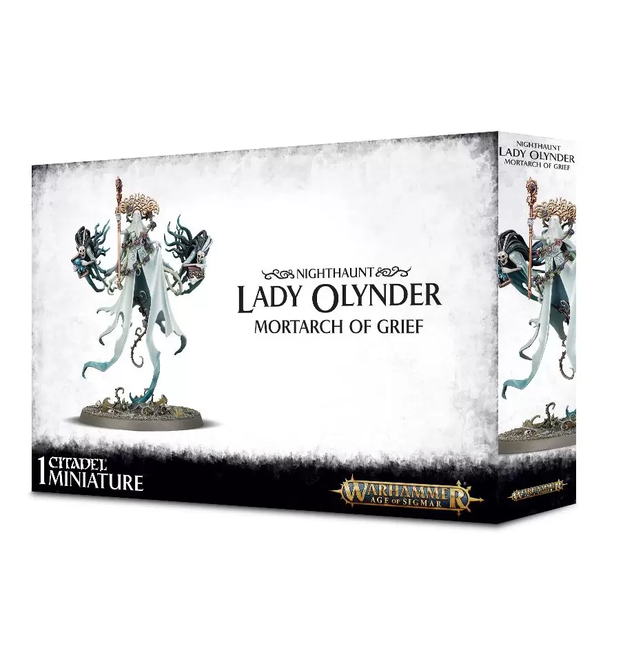 Warhammer: Ночные Преследователи Леди Олиндер, Мортарх Печали / Nighthaunt  Lady Olynder, Mortarch of Grief (арт. 91-25), цена | Минск > igromaster.by