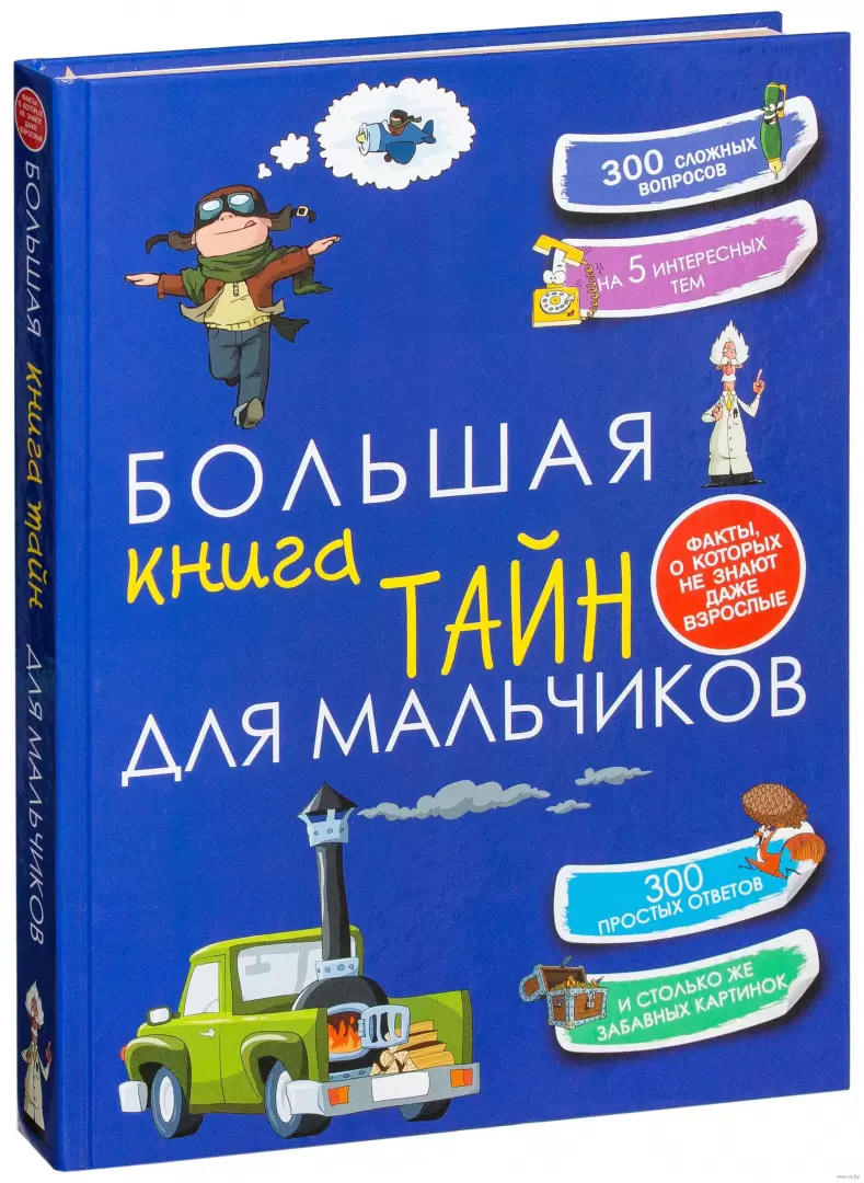 Книга Большая книга тайн для мальчиков - серия Копилка секретов купить в  Минске