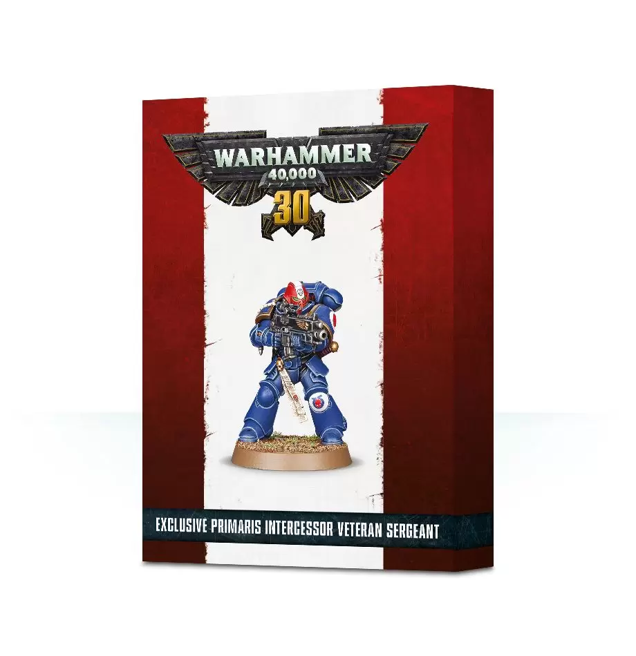 Космический Десант 30-летие Warhammer 40,000 Примарис Заступник Ветеран  Сержант / Primaris Intercessor Veteran Sergeant (арт. 48-48), цена | Минск  > igromaster.by