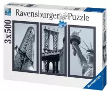 Воспоминания о Нью-Йорке Пазл Ravensburger на 3 x 500 элементов