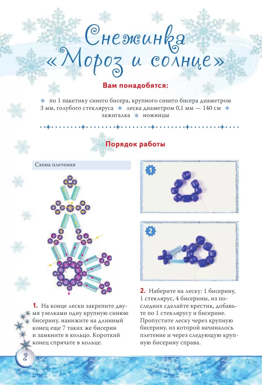 Украшение Новый год Рождество Бисероплетение Серьги 