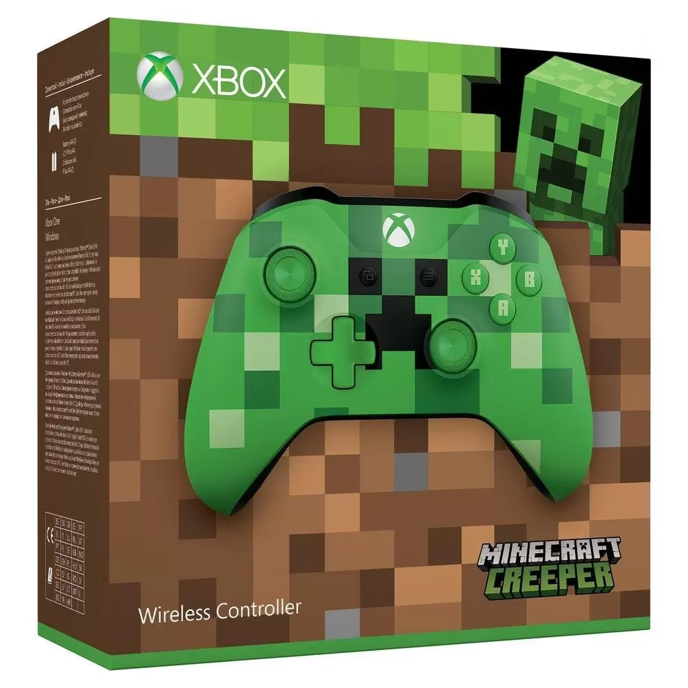 Геймпад Microsoft Xbox One WLC Minecraft Creeper / WL3-00057 (зелёный),  купить в Минске по выгодной цене