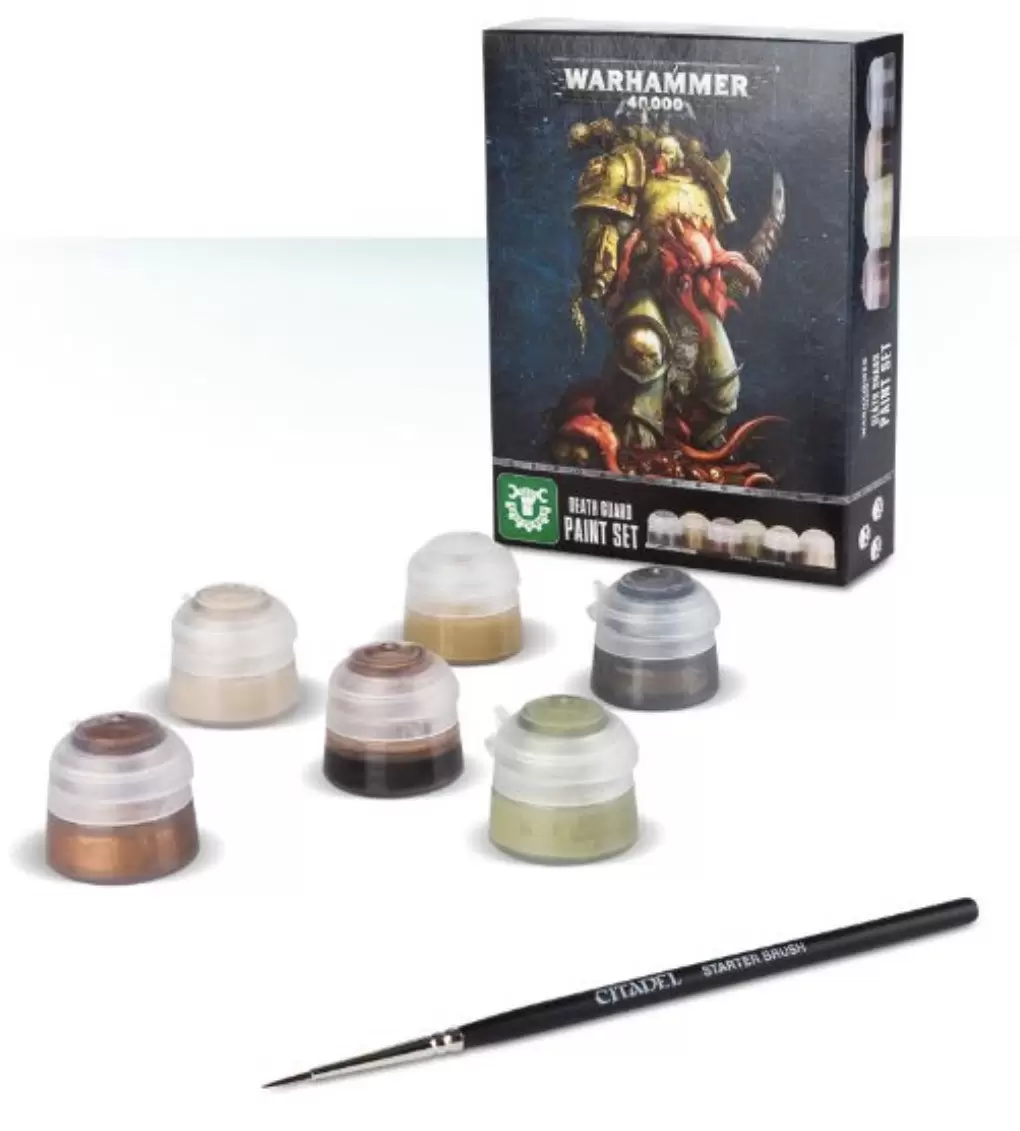 Warhammer: Набор красок Гвардии Смерти / Death Guard Paint Set (арт.  60-27), цена | Минск > igromaster.by