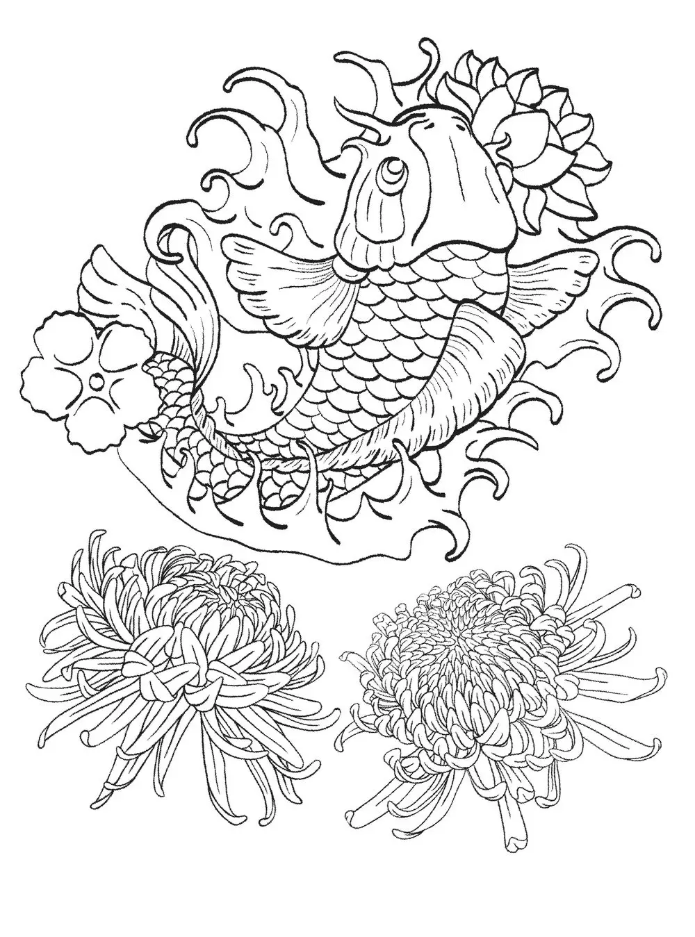 Раскраска-склейка Chameleon Tattoo Татуировка