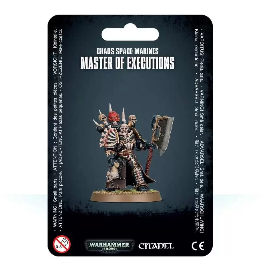 Warhammer: Космический Десант Хаоса Магистр Казней / Chaos Space Marines  Master of Executions (арт. 43-44), цена | Минск > igromaster.by