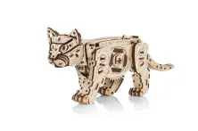 Котенок. Деревянный пазл 3D - конструктор EWA