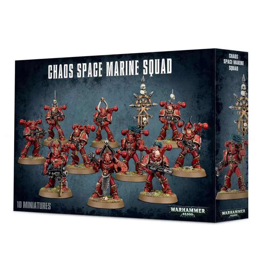 Warhammer: Космический Десант Хаоса / Chaos Space Marines Squad (арт.  43-06), цена | Минск > igromaster.by