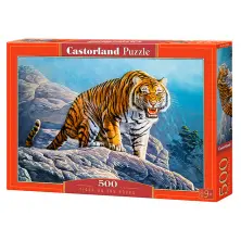 Тигр на скале. Пазл Castorland 500 элементов