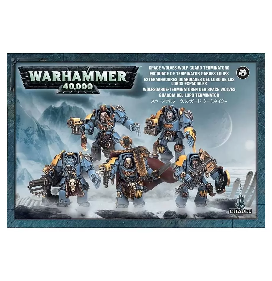 Warhammer: Космические Волки Терминаторы Волчьей Гвардии / Space Wolves  Wolf Guard Terminators (арт. 53-07), цена | Минск > igromaster.by