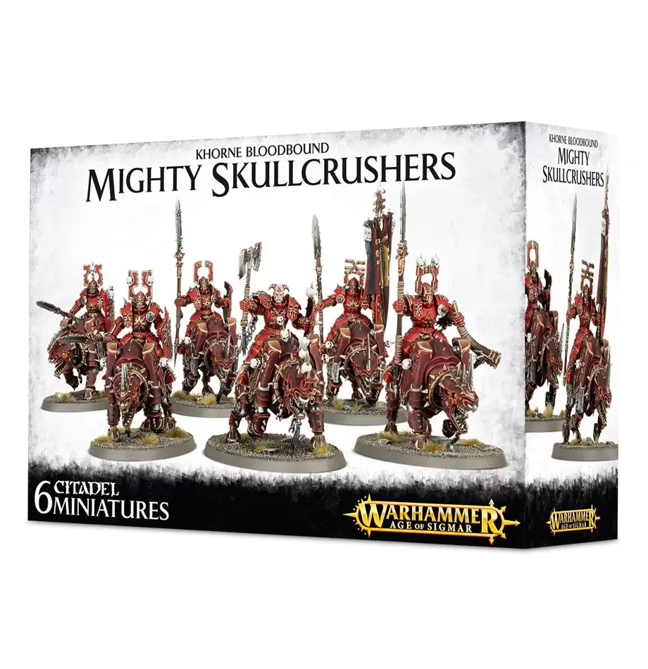 Warhammer: Связанные Кровью Кхорна Могучие Крушители Черепов / Khorne  Bloodbound Mighty Skullcrushers (арт. 83-13), цена | Минск > igromaster.by