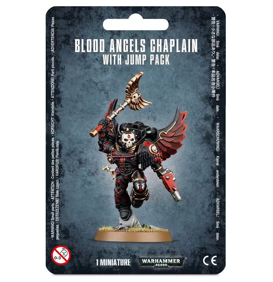 Warhammer: Кровавые Ангелы Капеллан с Прыжковым ранцем / Blood Angels  Chaplain With Jump Pack (арт. 41-17), цена | Минск > igromaster.by