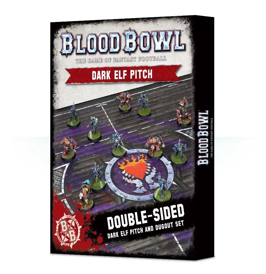 Warhammer Blood Bowl Поле Тёмных Эльфов / Dark Elf Pitch (арт. 200-50),  цена | Минск > igromaster.by