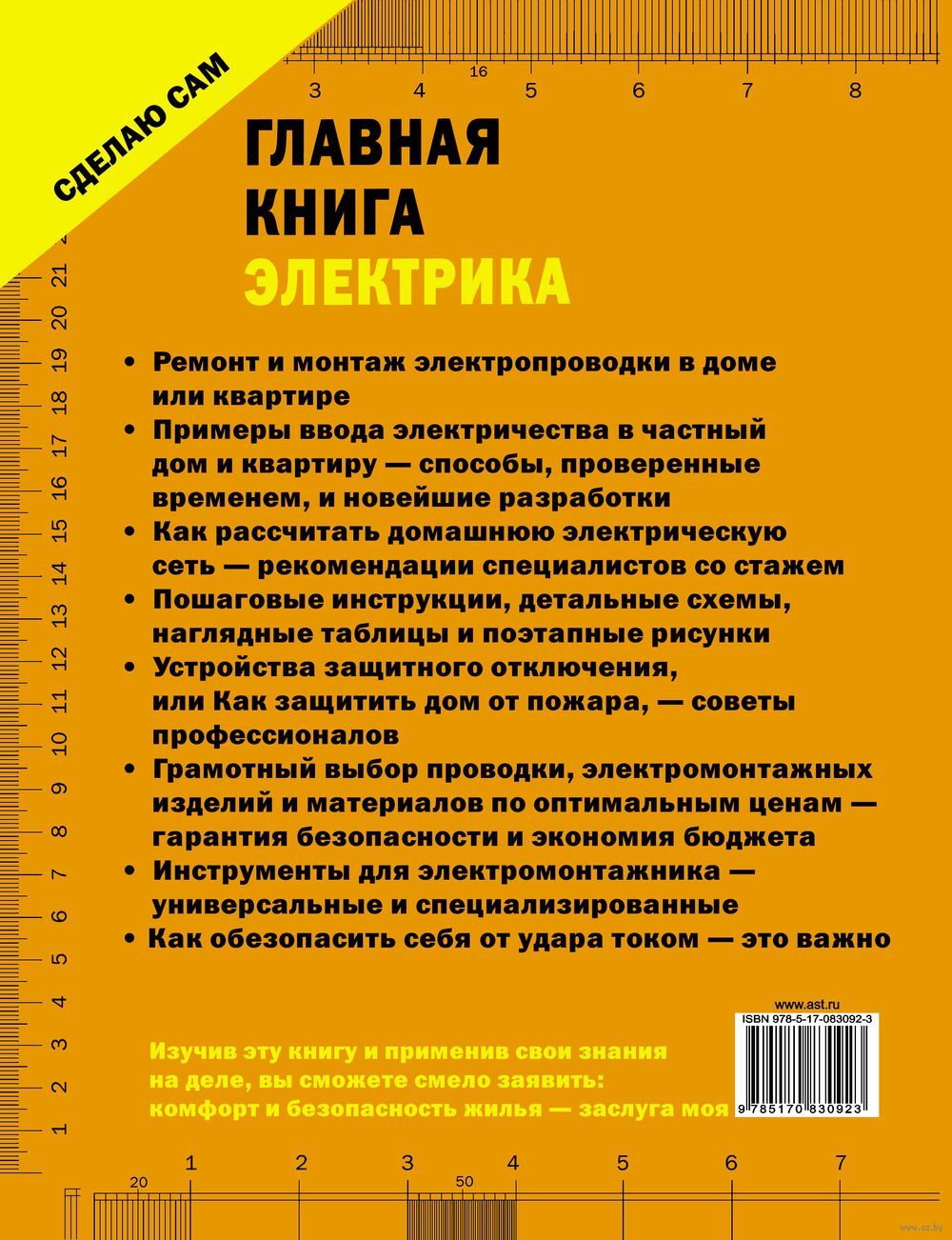 Книга Сделаю сам. Главная книга электрика купить по выгодной цене в Минске,  доставка почтой по Беларуси