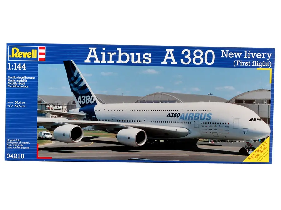 Аэробус А380 New Livery 1:144 (арт. 04218) Сборная модель Revell