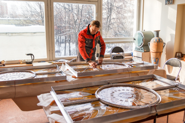 Сборка витражей Сборка витражей