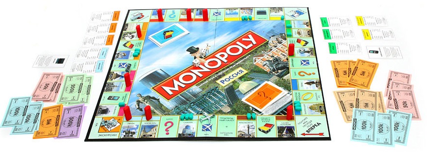 Настольная игра Монополия Россия Настольная игра Монополия Россия